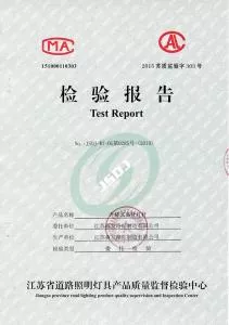 升降式高桿燈檢驗報告